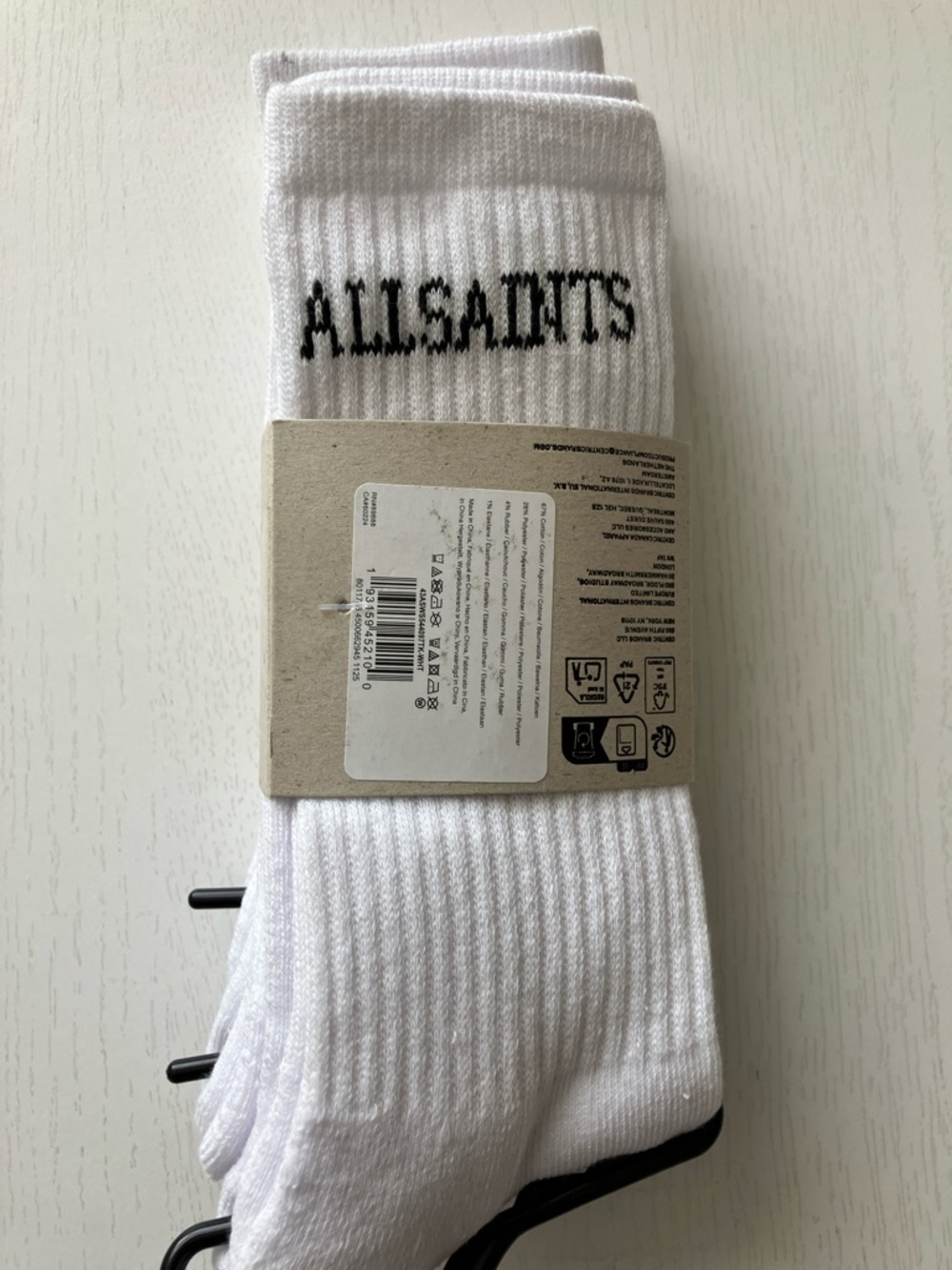 All Saints Crew Socks - Pair (Size 5-10) NWT - Picture 5 of 6